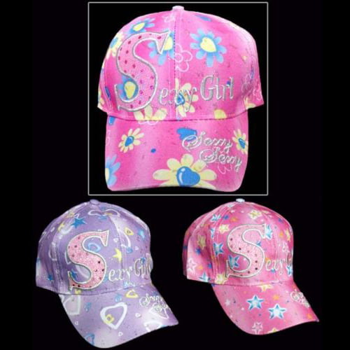 Baseball Cap With Cat Ears Rhinestones Black Pink Color Lady Girls Teenage Hat